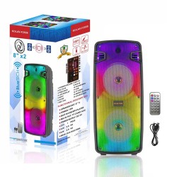 Ailiang Portable Wireless DJ Speaker Outdoor KOLAV-F2808 Black Ailiang Portable Wireless DJ Speaker Outdoor KOLAV-F2808 Black